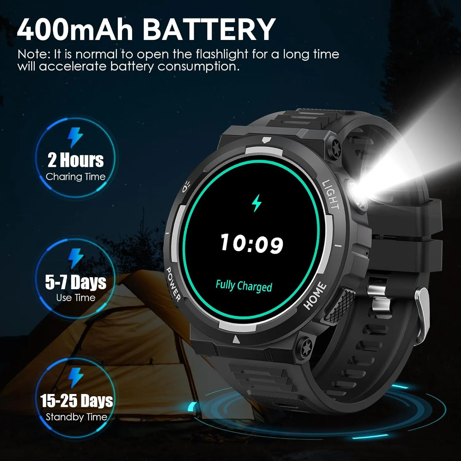 ⌚ Foxhawk Military Smartwatch ⌚