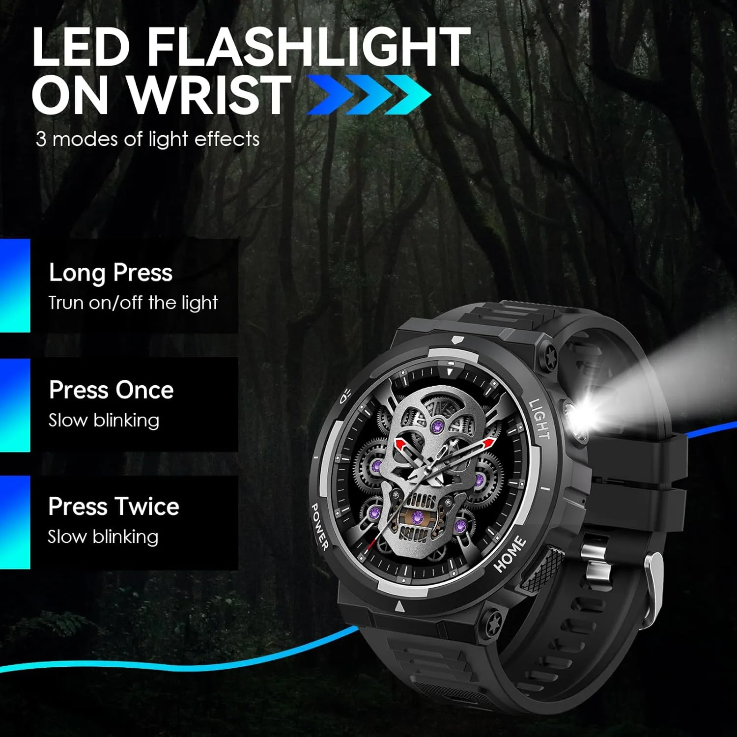 ⌚ Foxhawk Military Smartwatch ⌚
