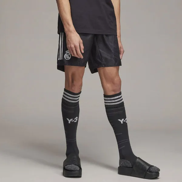 adidas x Y-3 Crossover real Madrid Stripe Logo Breathable Sports Training Shorts Black, black