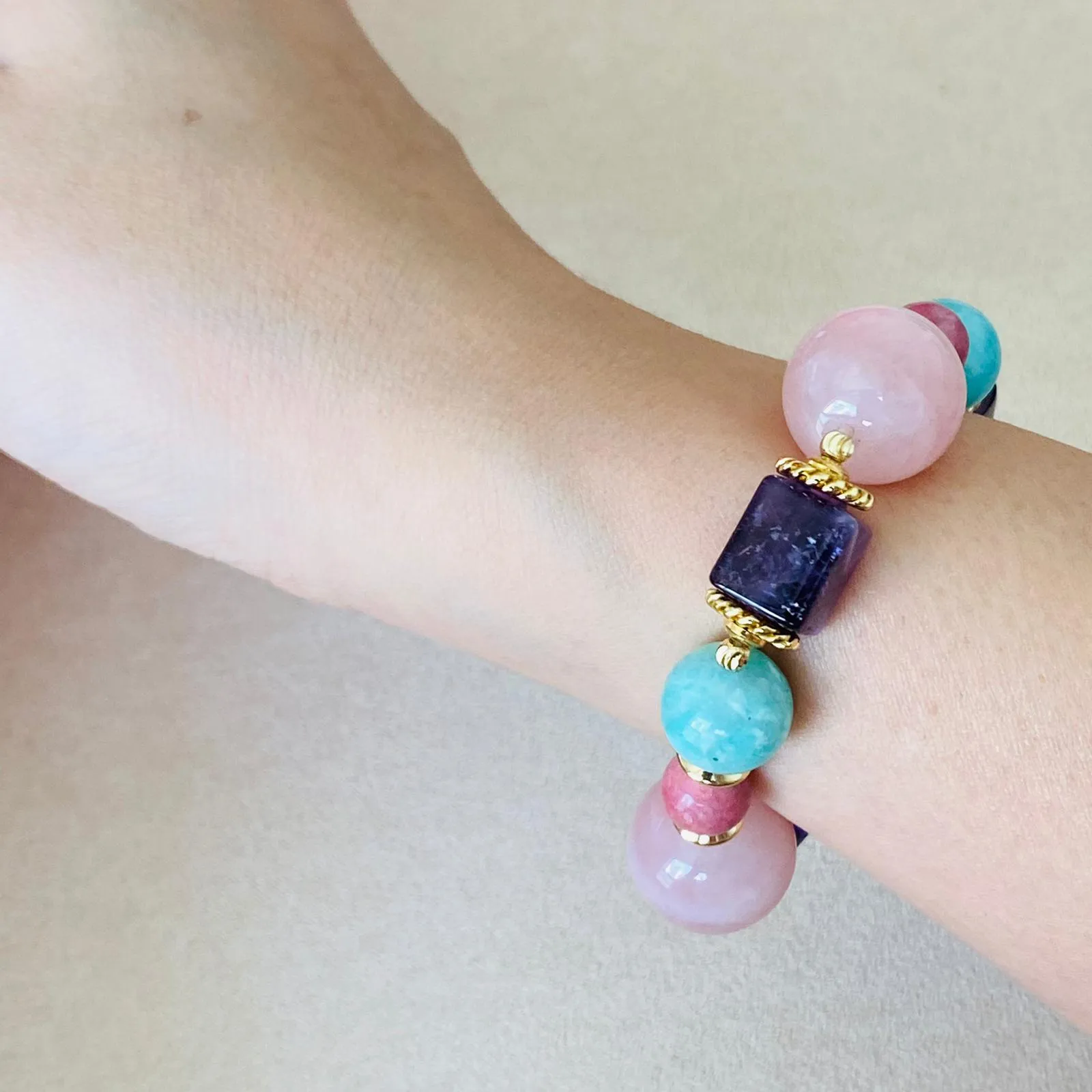 Amethyst & Love Bracelet