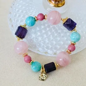 Amethyst & Love Bracelet