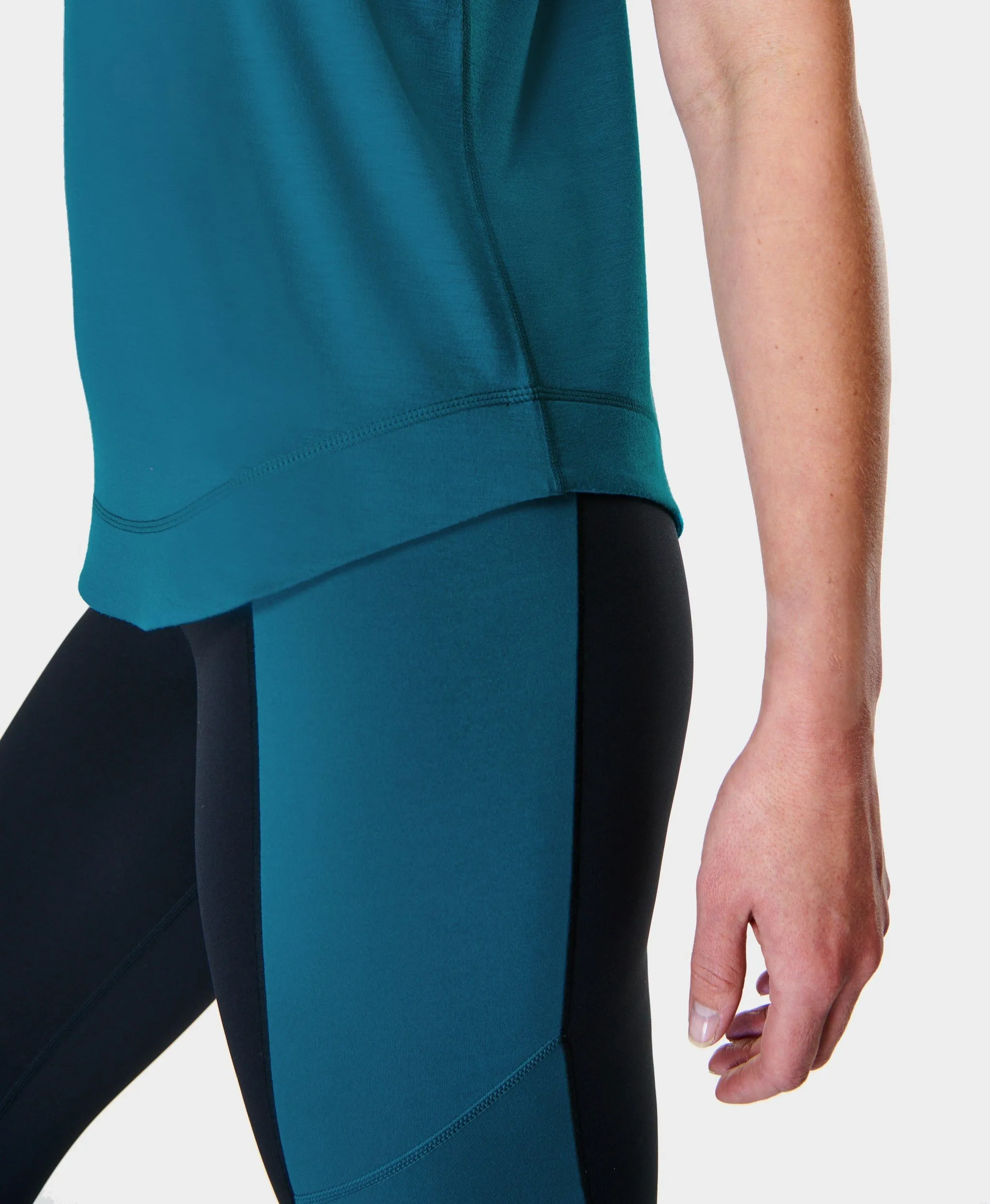 Breathe Easy Run Tank Top Sb9123 Reef-Teal-Blue