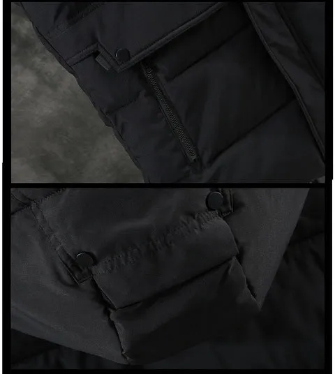 Down Hooded Vest Men's Student Waistcoat Cotton Jacket