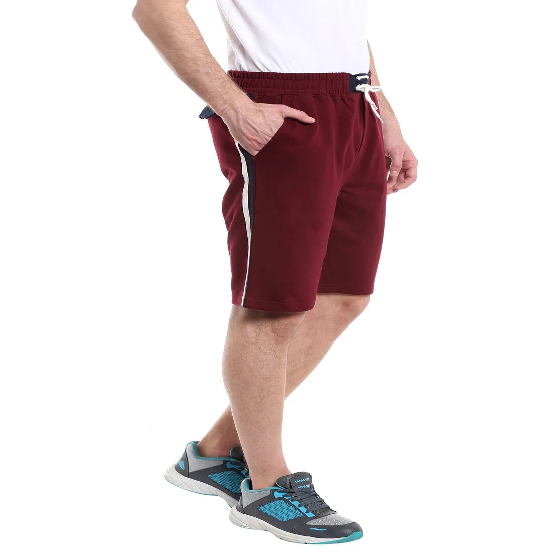 Masculino Latino Black Green Shorts