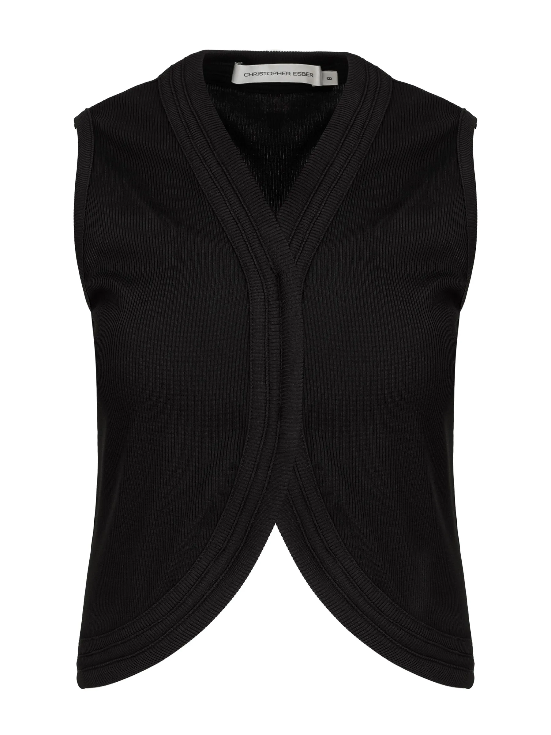 Multi Bind Rib Vest Top