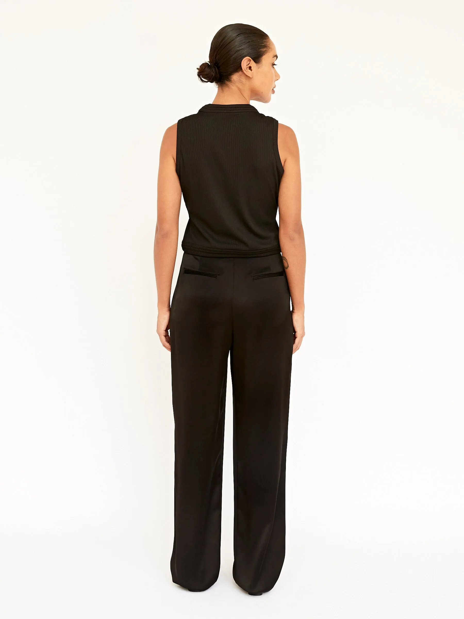 Multi Bind Rib Vest Top