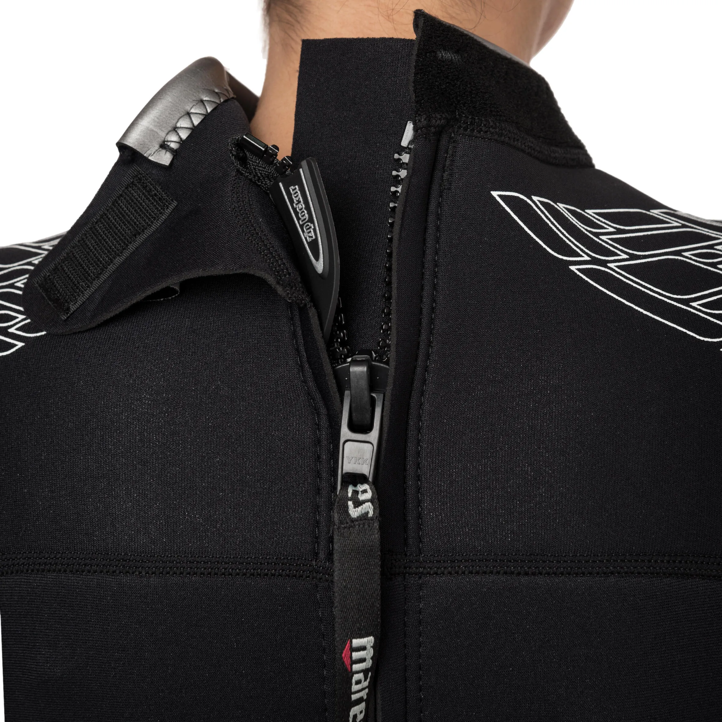 Neoprene diving shorts for women Mares Reef 2.5 mm black/gray black/light gray