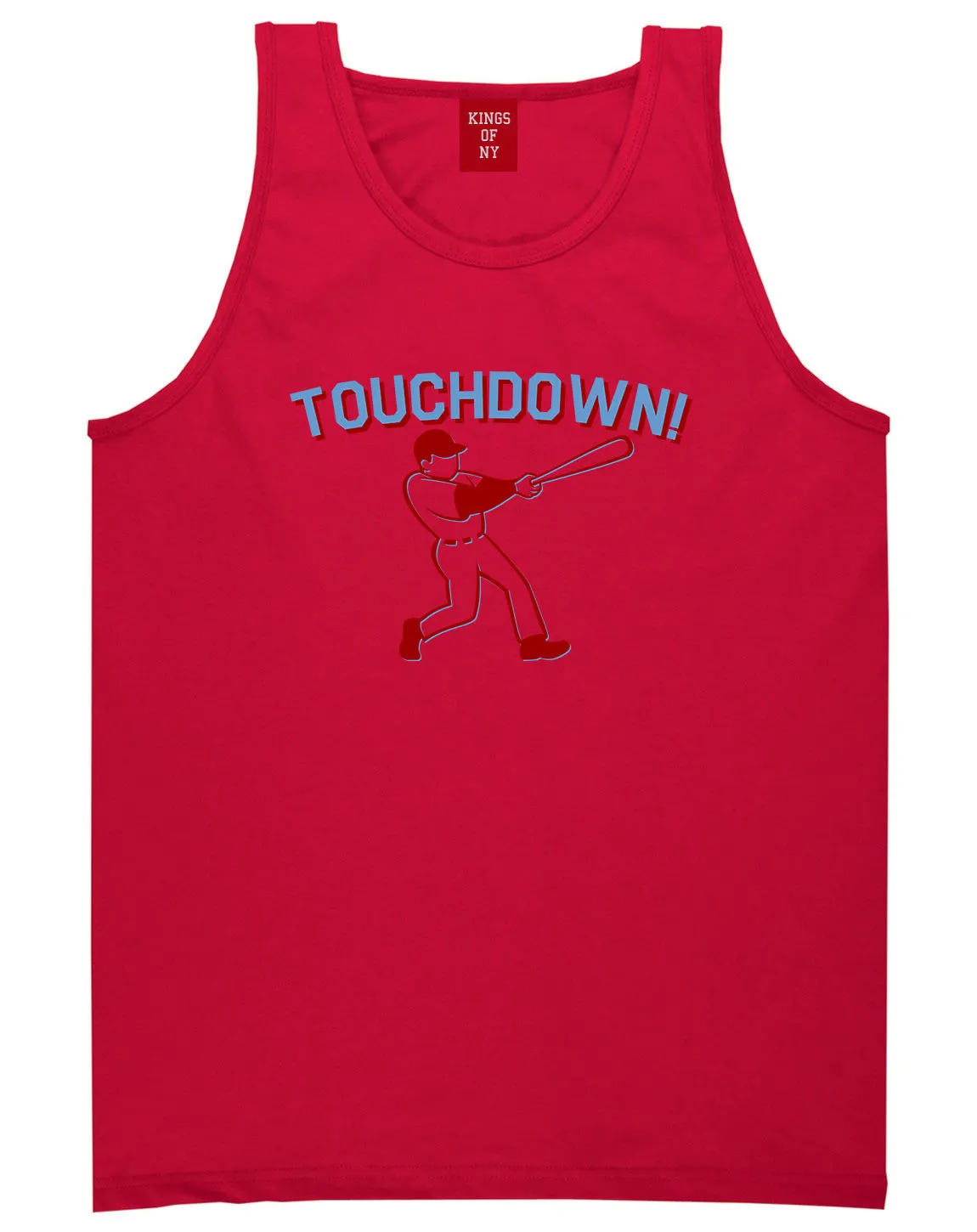 Touchdown Baseball Meme Mens Tank Top T-Shirt