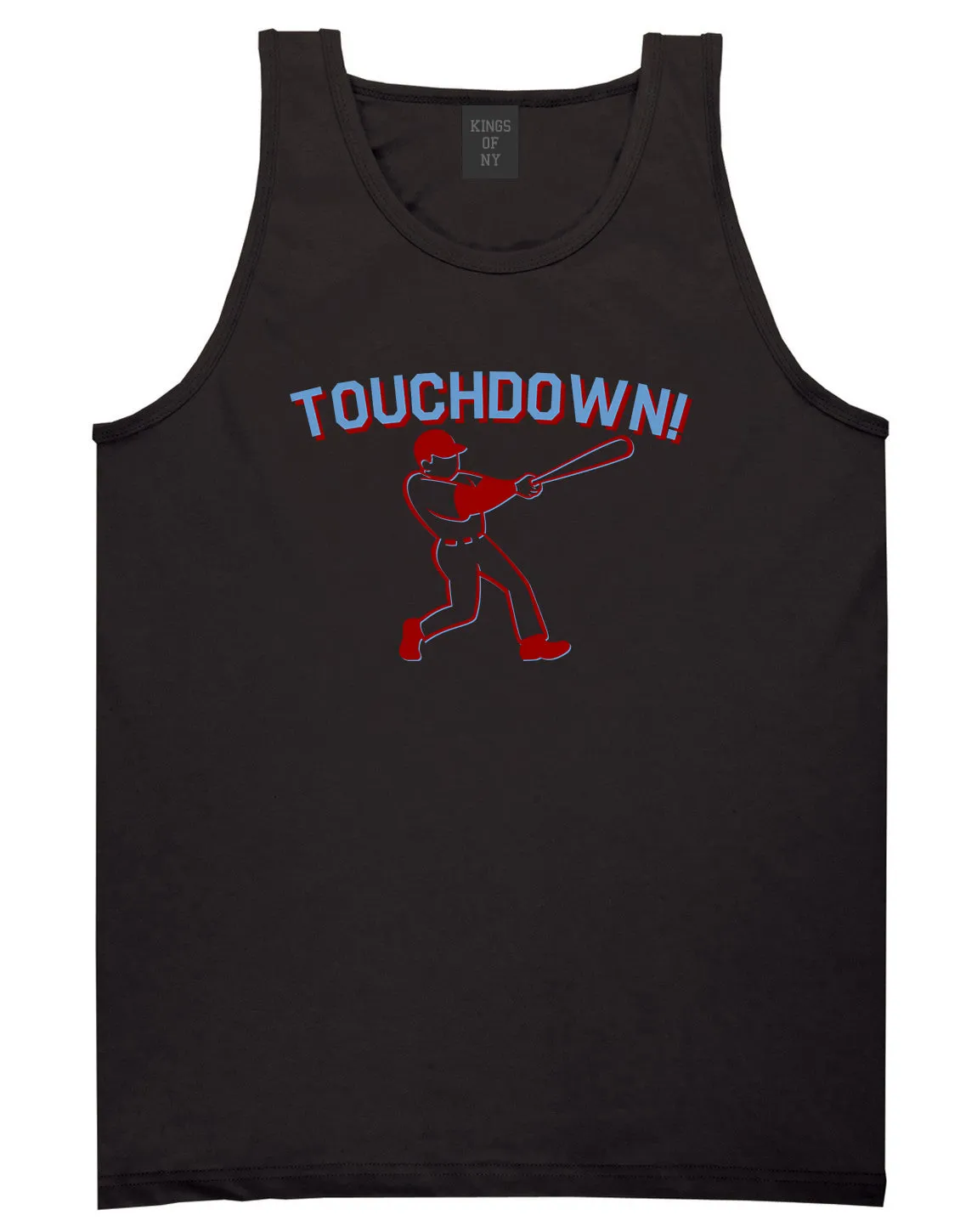 Touchdown Baseball Meme Mens Tank Top T-Shirt